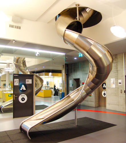 旋转滑梯 - GOOGLE ZURICH  - atlantics GmbH - 游乐场 / 不锈钢