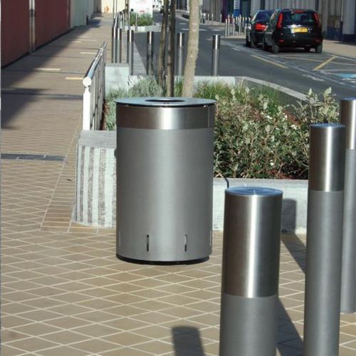 公共垃圾桶 - ALLIAGE - univers & cité | mobilier urbain - 垃圾分类 / 不锈钢 / 镀锌钢板
