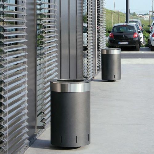 落地烟灰缸 - ALLIAGE - univers & cité | mobilier urbain - 钢 / 不锈钢 / 用于室外