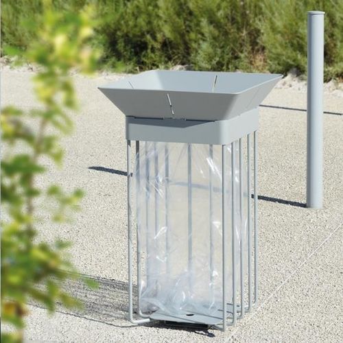 公共垃圾袋架 - ORIA  - univers & cité | mobilier urbain - 落地式 / 钢 / 现代风格