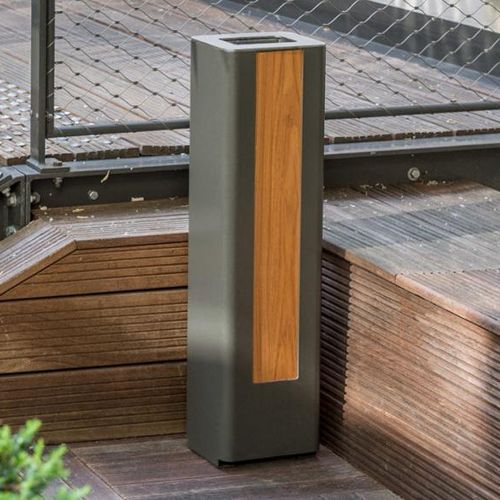 落地烟灰缸 - LIA - univers & cité | mobilier urbain - 钢 / 用于室外 / 公共空间