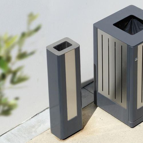 落地烟灰缸 - FUSION  - univers & cité | mobilier urbain - 钢 / 不锈钢 / 用于室外