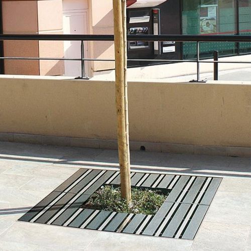 正方形树池盖板 - ALLIAGE  - univers & cité | mobilier urbain - 长方形 / 钢