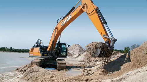 重型挖土机 - CX350D - Case Construction - 履带式 / 前置式 / 紧凑型