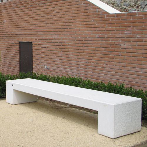 现代风格公共长椅 - PANCA DELLE CORTI - VASART URBAN DESIGN - 混凝土 / 带椅背 / 无靠背