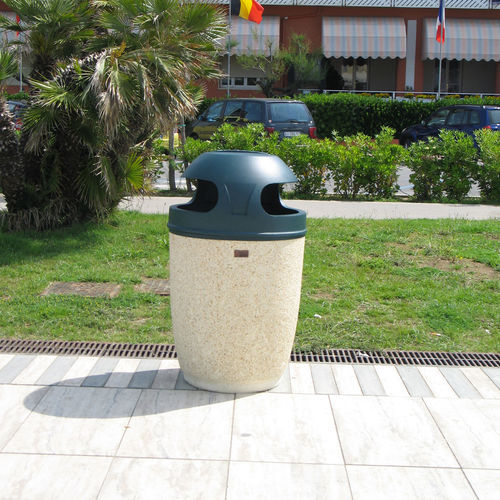 公共垃圾桶 - GIOVE - VASART URBAN DESIGN - 不锈钢 / ABS / 混凝土