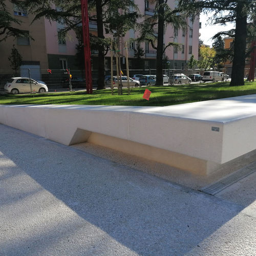 现代风格公共长椅 - DUCALE - VASART URBAN DESIGN - 高性能混凝土 / 无靠背 / 无扶手
