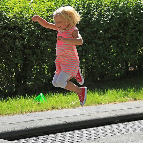 游乐场蹦床 - KIDS TRAMP TRACK - Eurotramp Trampoline Kurt Hack GmbH - 长方形 / 户外