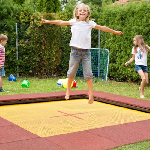 游乐场蹦床 - WEHRFRITZ FUN XL "KINDERGARTEN" - Eurotramp Trampoline Kurt Hack GmbH - 户外