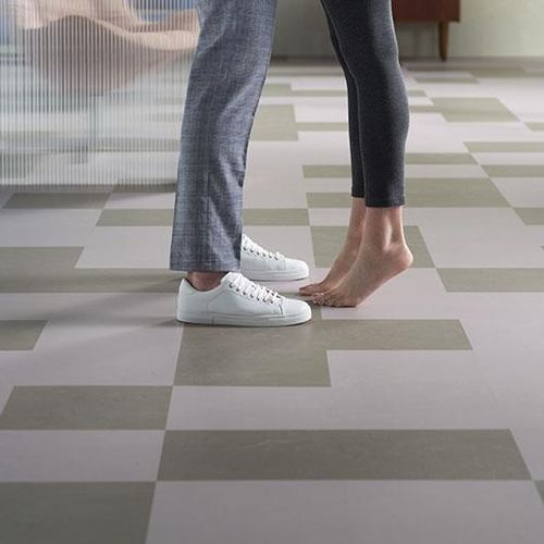 漆布地面 - MARMOLEUM CLICK - Forbo Flooring Systems/福尔波 - 室内 / 客厅 / 办公室