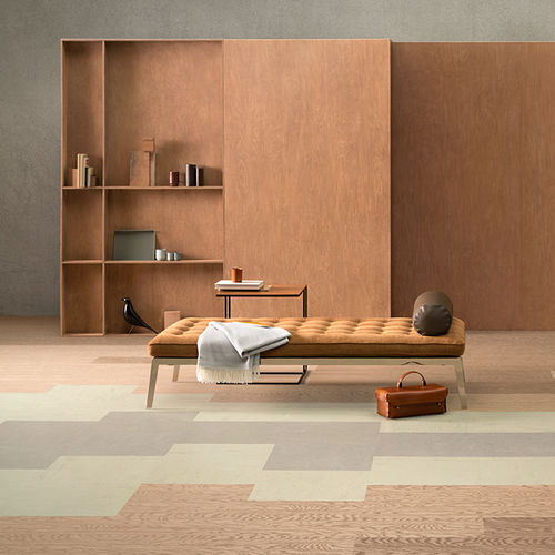 漆布地面 - MARMOLEUM MODULAR - Forbo Flooring Systems - 室内 / 用于楼梯板 / 住宅