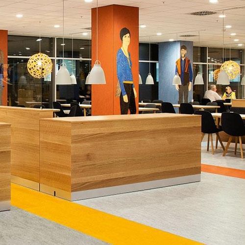 漆布地面 - MARMOLEUM DECIBEL - Forbo Flooring Systems/福尔波 - 室内 / 用于楼梯板 / 住宅