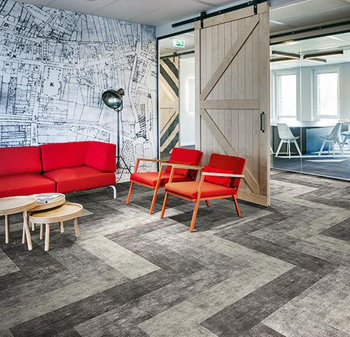 布料地面 - FLOTEX CONCRETE - Forbo Flooring Systems - 室内 / 客厅 / 办公室
