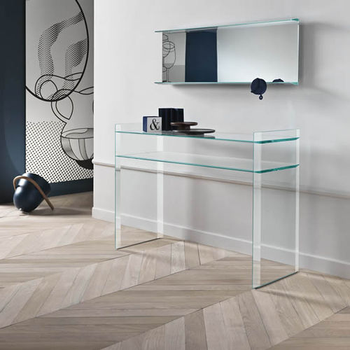 现代风格玄关桌 - QUILLER - TONELLI Design - 胡桃木 / MDF / 玻璃