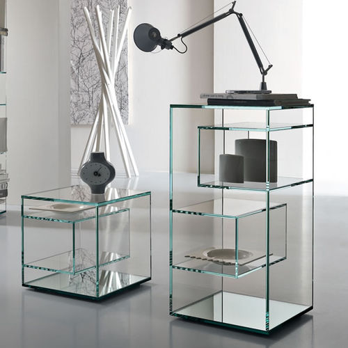 现代风格置物架 - LIBER - TONELLI Design - 玻璃
