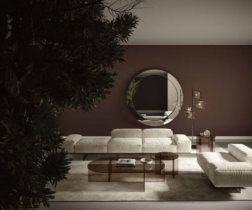 组合沙发 - SOFT GLASS - TONELLI Design - 转角 / 原创设计 / 布料