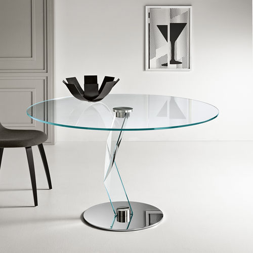 现代风格餐桌 - BAKKARAT ALTO - TONELLI Design - 玻璃 / 水晶 / 金属