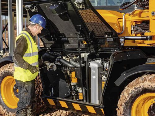 轮胎式挖土机 - HYDRADIG 110W - JCB Deutschland GmbH - 搬运