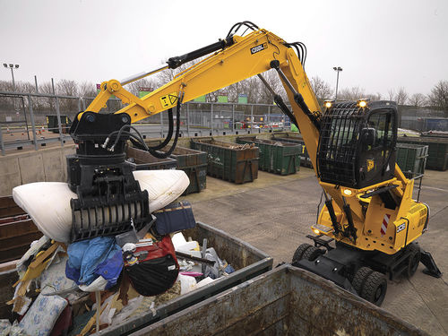 轮胎式挖土机 - JS20MH  - JCB Deutschland GmbH - 搬运