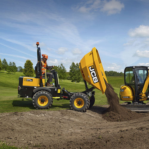 铰接式翻斗车 - 3T - JCB Deutschland GmbH - 带轮 / Tier 3