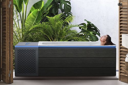 地上水疗浴缸 - The Platinum Chill - Cal Spas - 长方形 / 单人 / 丙烯塑料