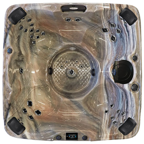 地上水疗浴缸 - Tropical-X - Cal Spas - 正方形 / 6人座 / 丙烯塑料