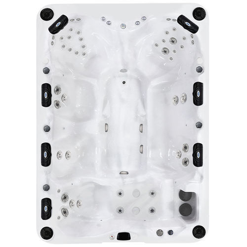 地上水疗浴缸 - Newporter - Cal Spas - 长方形 / 6人座 / 丙烯塑料