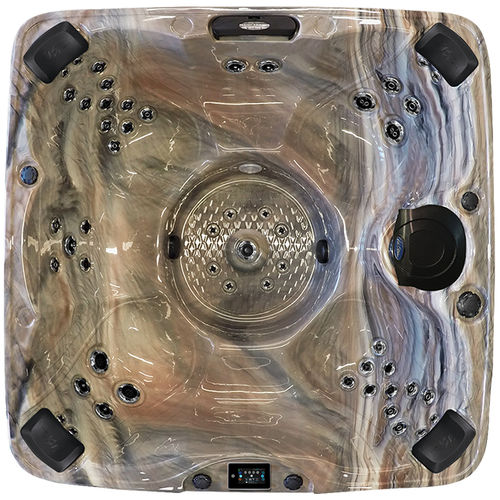 地上水疗浴缸 - Tropical-X - Cal Spas - 正方形 / 6人座 / 丙烯塑料