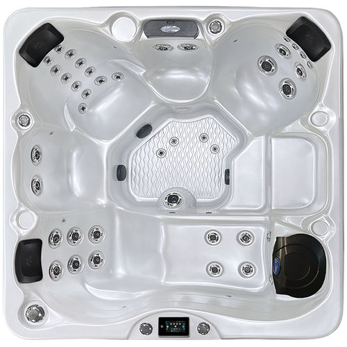地上水疗浴缸 - Avalon-X - Cal Spas - 正方形 / 6人座 / 丙烯塑料
