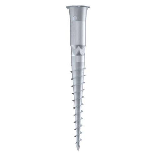 拧入式桩 - E 89X550-E60  - Krinner Schraubfundamente - 电镀钢 / 加管套