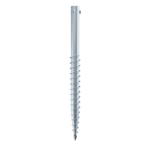 拧入式桩 - G 76X1300–3XM16  - Krinner Schraubfundamente - 电镀钢 / 用于光伏设备 / 加管套