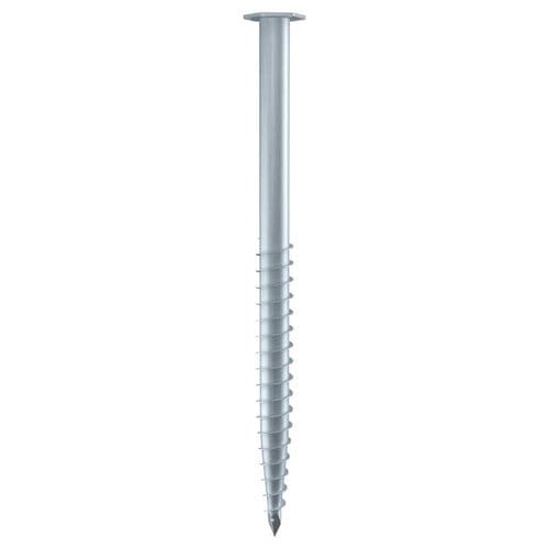 拧入式桩 - M 89X1300–M24  - Krinner Schraubfundamente - 电镀钢 / 用于集装箱式建造 / 加管套