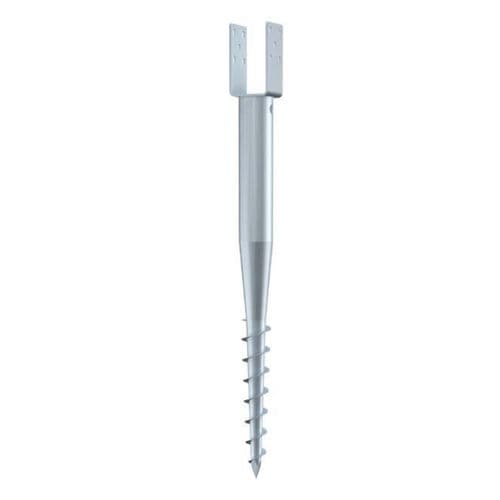 拧入式桩 - U 66X6550-71 - Krinner Schraubfundamente - 电镀钢 / 用于木结构房屋