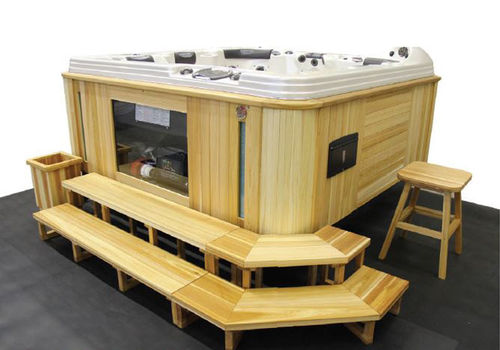 木质台阶 - CEDARACCESSORYPACKAGE - COAST SPAS - 用于 spa