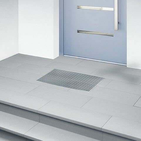 商用入口地垫 - MEAGARD - MEA Water Management - MEA Bautechnik GmbH - 家用 / 树脂混凝土 / 电镀钢