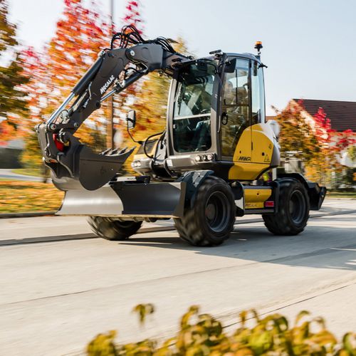 Midi挖土机 - 9MWR - MECALAC Baumaschinen GmbH - 带轮 / 紧凑型 / 回转