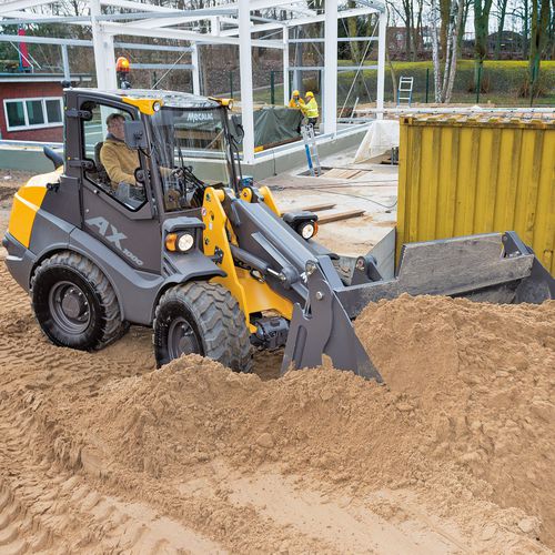 轮胎式装载机 - AX 1000 - MECALAC Baumaschinen GmbH - 工程 / 柴油 / 铰接式