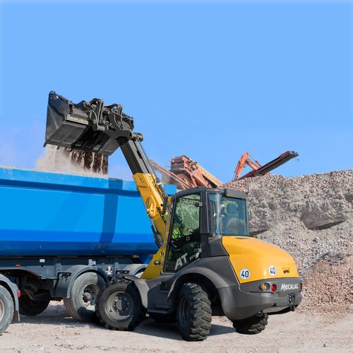 轮胎式装载机 - AT 900 - MECALAC Baumaschinen GmbH - 工程 / 伸缩 / 工程