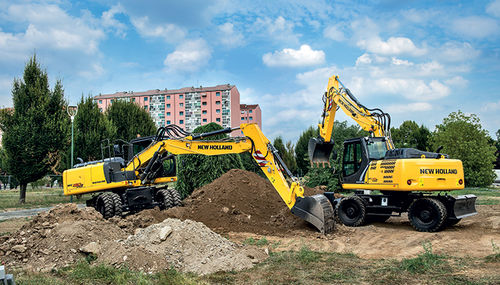 中型挖土机 - WE 170B PRO - New Holland Construction - 轮胎式 / 多功能 / 工程