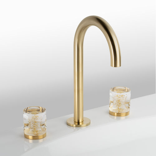 台盆混合水龙头 - C23-1301 CÉLESTE - Cristal&Bronze - 台面 / 黄铜 / 金质