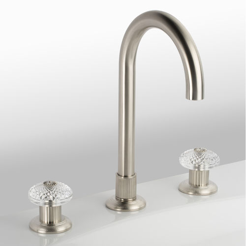 台盆混合水龙头 - C43-1301 &Eacute;L&Eacute;GANCE CLASSIQUE - Cristal&Bronze - 台面 / 黄铜 / 镍制