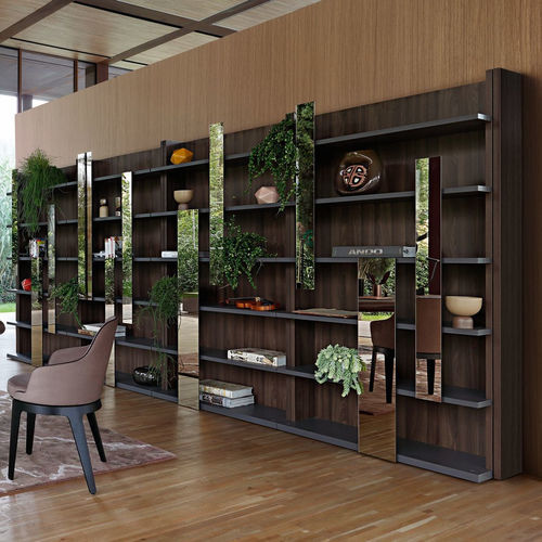 现代风格书架 - TOCCATA - ROCHE BOBOIS - MDF / 漆玻璃
