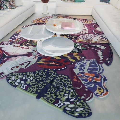 现代风格地毯 - LA CROISIERE - ROCHE BOBOIS - 动物图案 / 新西兰羊毛 / 长方形