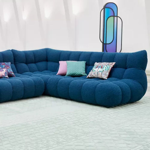 组合沙发 - SETUP - ROCHE BOBOIS - 现代风格 / 布料 / 灰色