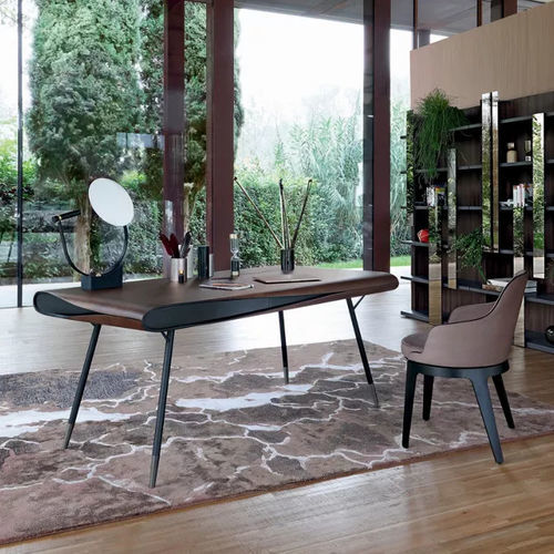 落地办公桌 - CALLIGRAPHIE - ROCHE BOBOIS - 现代风格 / 青铜 / 木制
