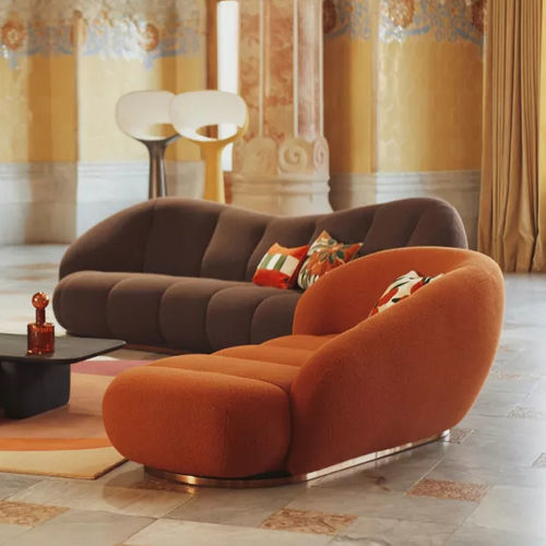 现代风格沙发 - ELEGIO - ROCHE BOBOIS - 布料 / 个性化颜色 / 胶合板