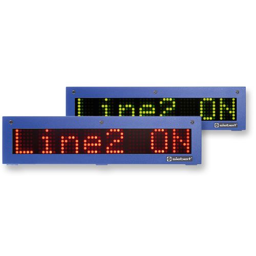 壁挂布告板 - SX302 - Siebert Industrieelektronik GmbH - 室内 / LED式 / 数字