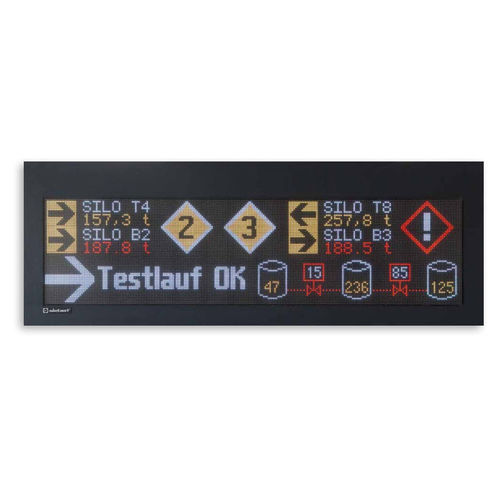 壁挂布告板 - XC55 - Siebert Industrieelektronik GmbH - 户外 / LED式 / 不锈钢
