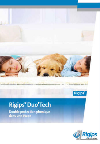 隔音石膏板 - DUO’TECH - Saint Gobain Rigips
