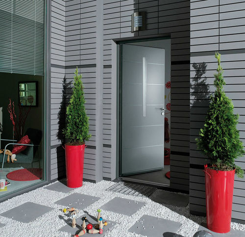 入户门 - TEMPO +  - Saint Gobain GIMM menuiseries - 铝制 / 平开 / 实心